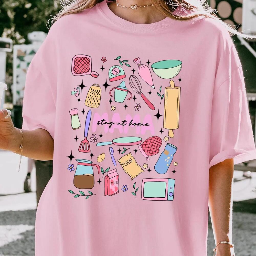 Retro Mom T-Shirt, Stay At Home Mom T-shirt, MotherDay Shirt